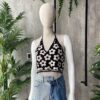 Top Halter Print Flores
