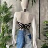 Top Halter Print Flores - Imagen 4