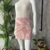 Falda Print Waves Palo de Rosa/Beige